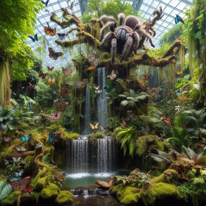 18409 marshalli tarantula in enclosure